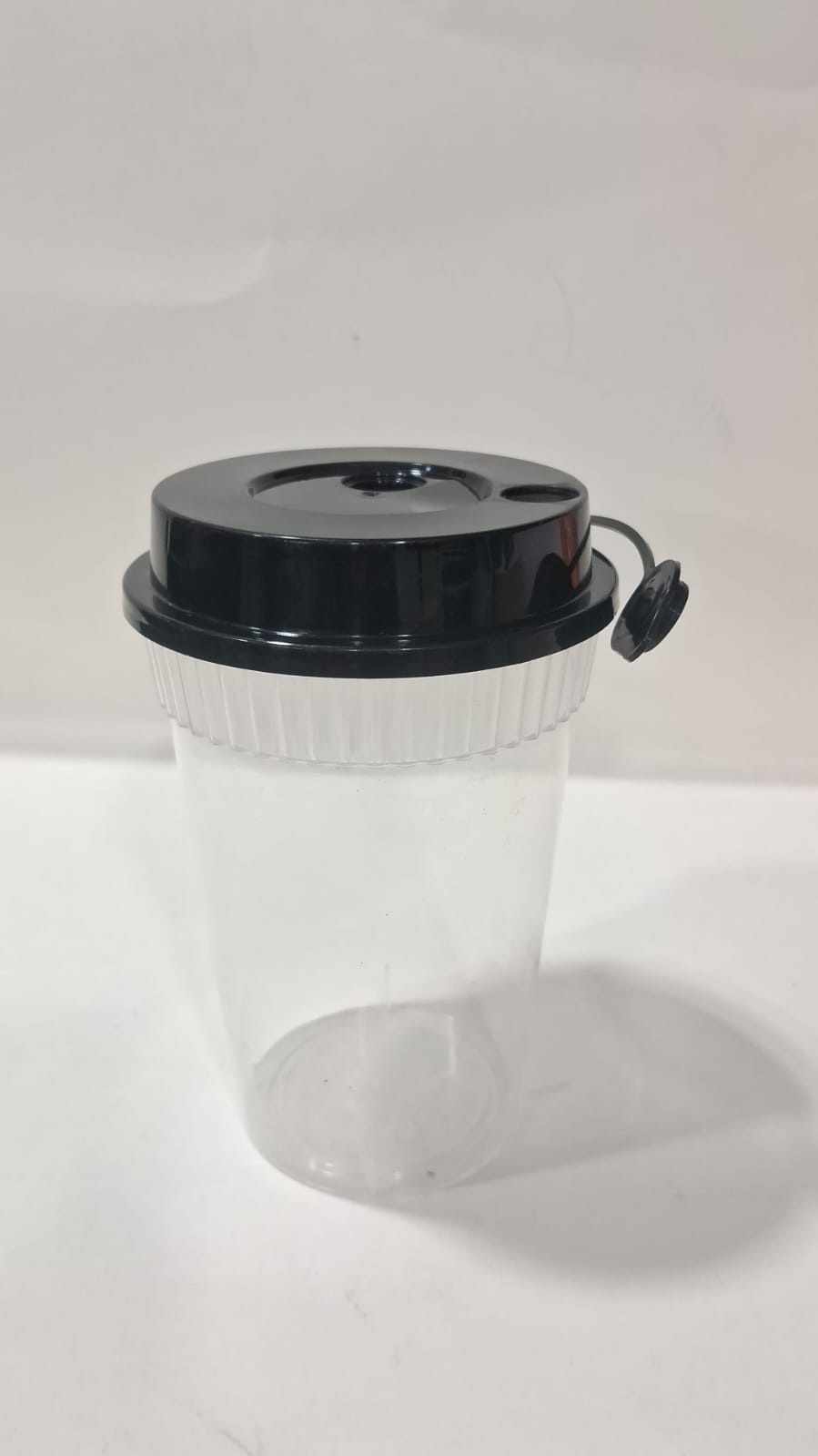 350 ml Sipper Cup Transprent With Black Lid