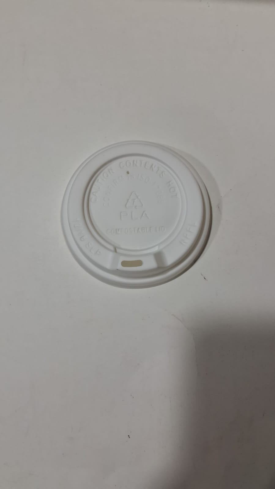 90 mm PLA Spout Lid White