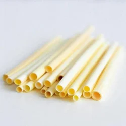 Rice Straw 210mm White Unwrapped